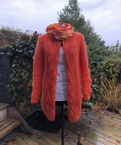 Marit florlette jakke, orange variant 2
